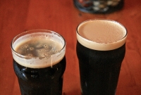 Dirty Sturks and Honey Badger at Shorts Brewery, Bellaire Mi