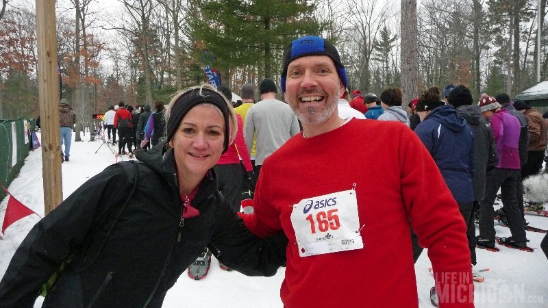 Bigfoot Boogie Snowshoe Race - Brenda Sodt Foster and Chuck Marshall 
