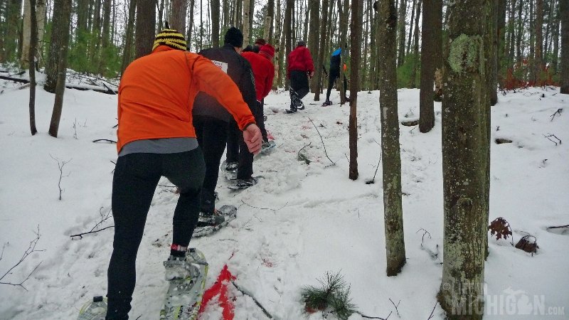 Bigfoot Boogie Snowshoe Race - Charging the Hill
