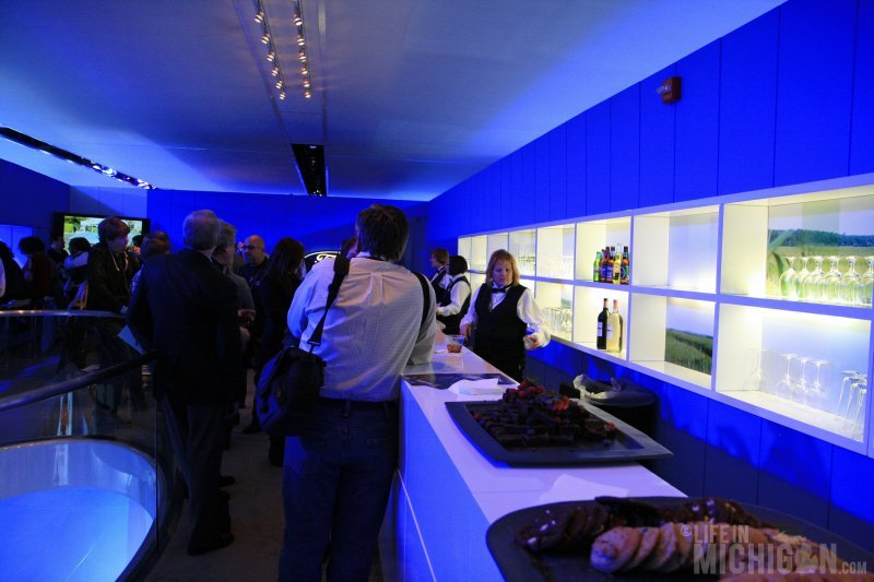 Ford lounge for the Delta Skymiles party