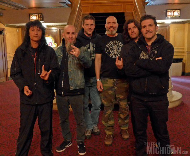 Jeff and I with Anthrax