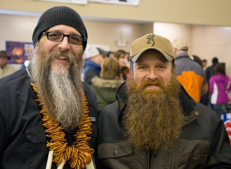 Lyman and his bud from the Jackson Beard & Moustache Club