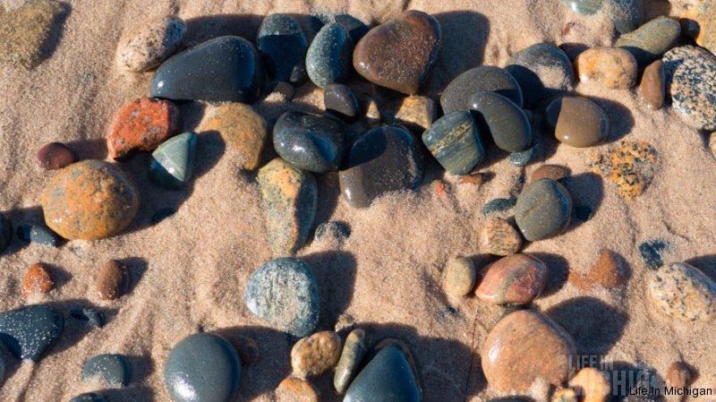 More stone art at Whitefish Point