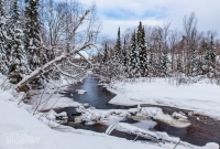 Yellow Dog River Snowshoe - U.P. Winter - 2014 -4