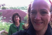 Brenda and Angie on the Watchman trail