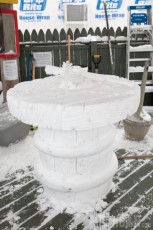 Snow Sculpture,  Dark Horse Taproom Staff Beer Contest