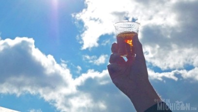 Beautiful beer in the sky