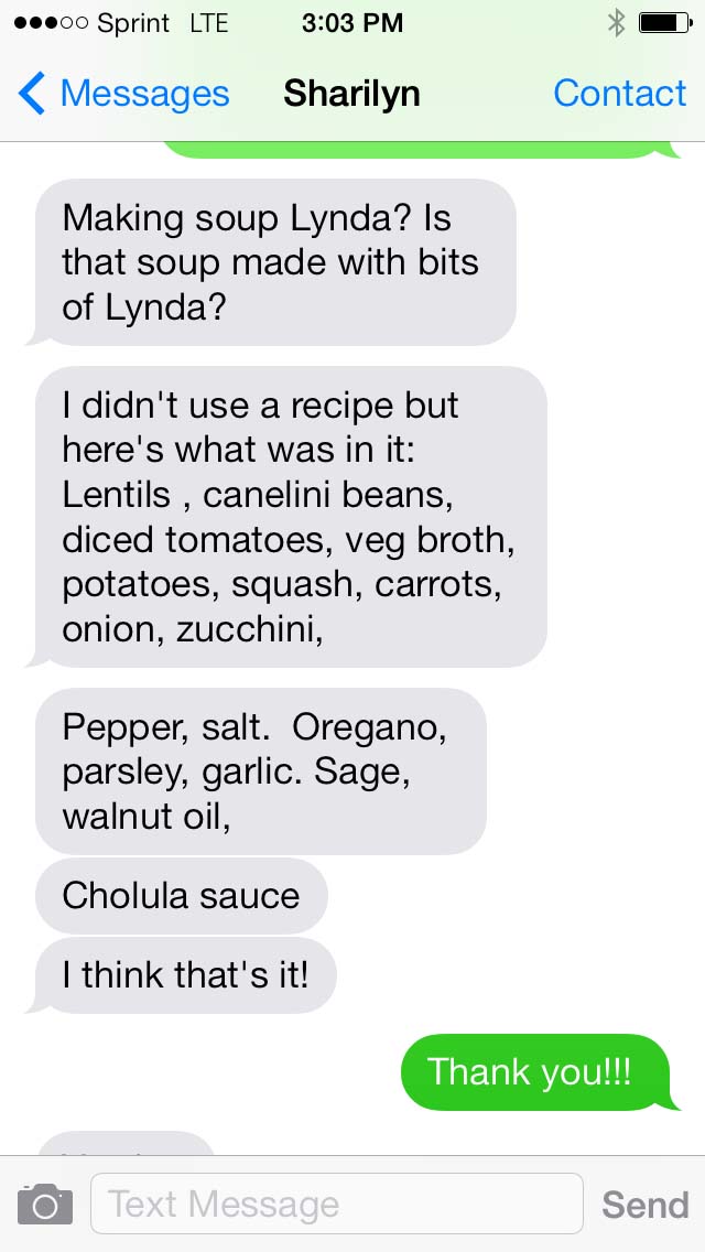 Sassy Sharilyn’s Soup Lynda Recipe
