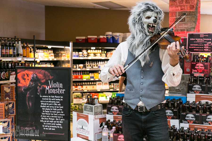 Violin Monster Invades Busch’s Market